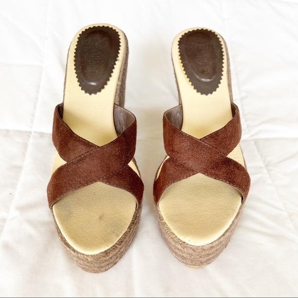 Colin Stuart Wedge Sandals - Picture 5 of 8